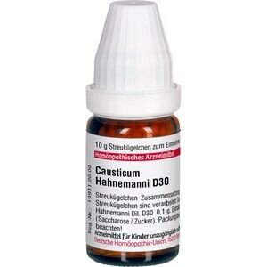 Causticum D30 globuli 10 gram 